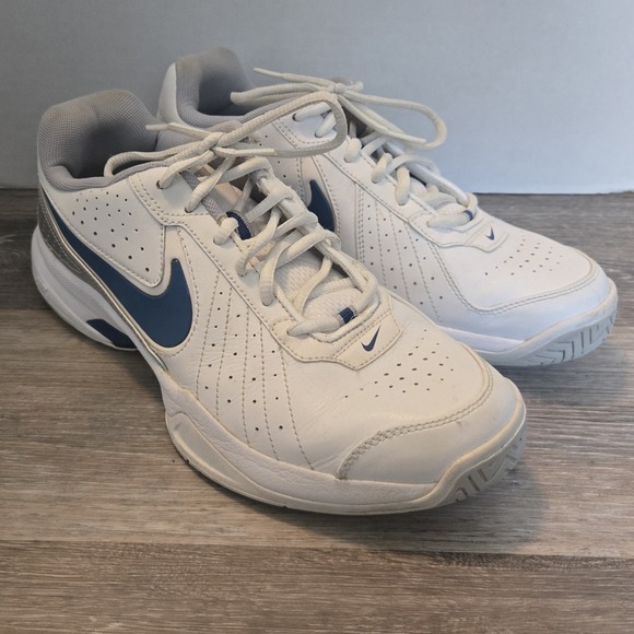 NIKE AIR COURT MO IV 429776-104 WHITE/BLUE-NEUTRAL GRAY Size 9 - Picture 1 of 9